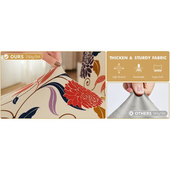 Stretchy Parson Chair Slipcovers for Dining Room Chair Set/4 by Lalluxy NEW - Picture 13 of 13